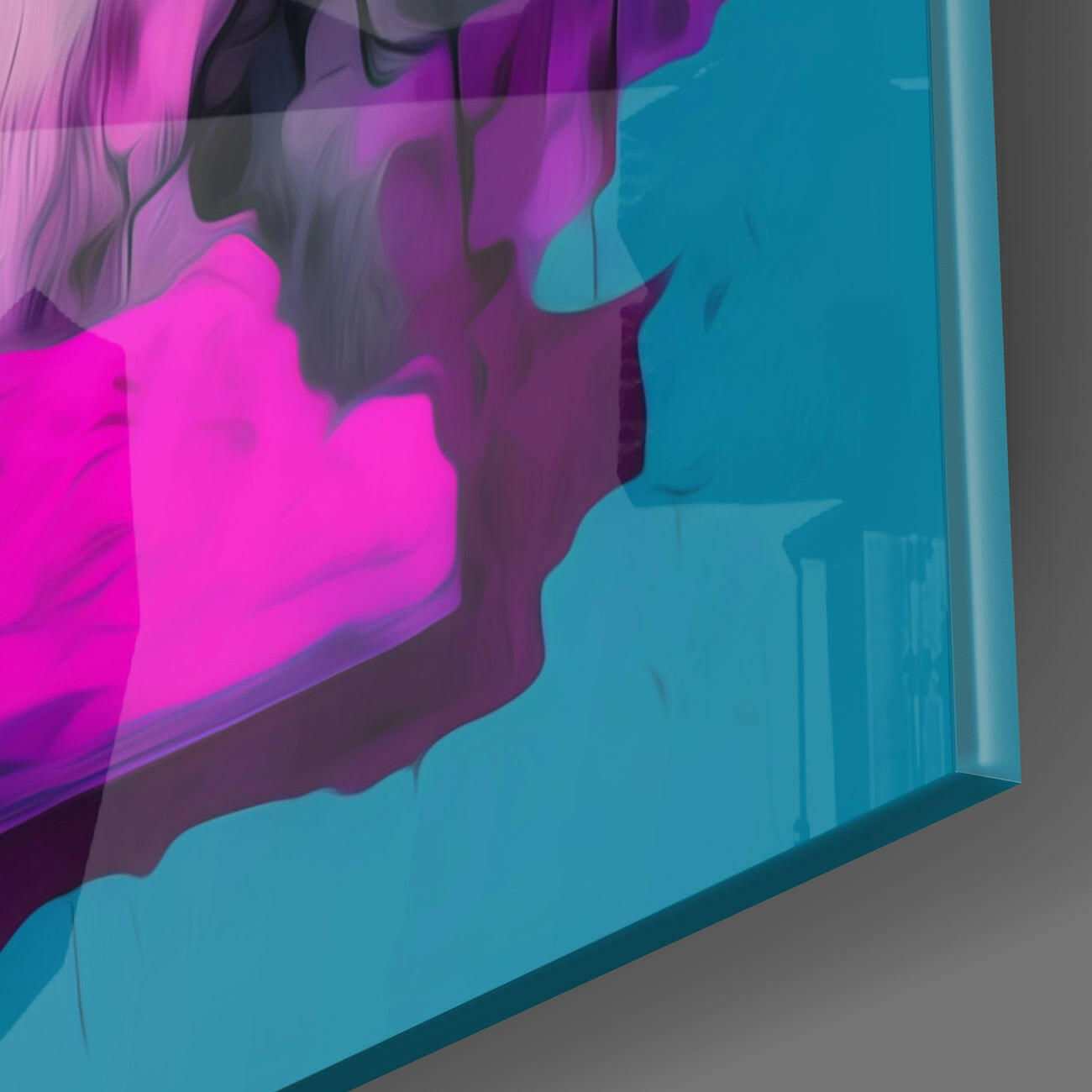 Picasso's Mind Glass Wall Art  || Designer Collection Insigneart USA