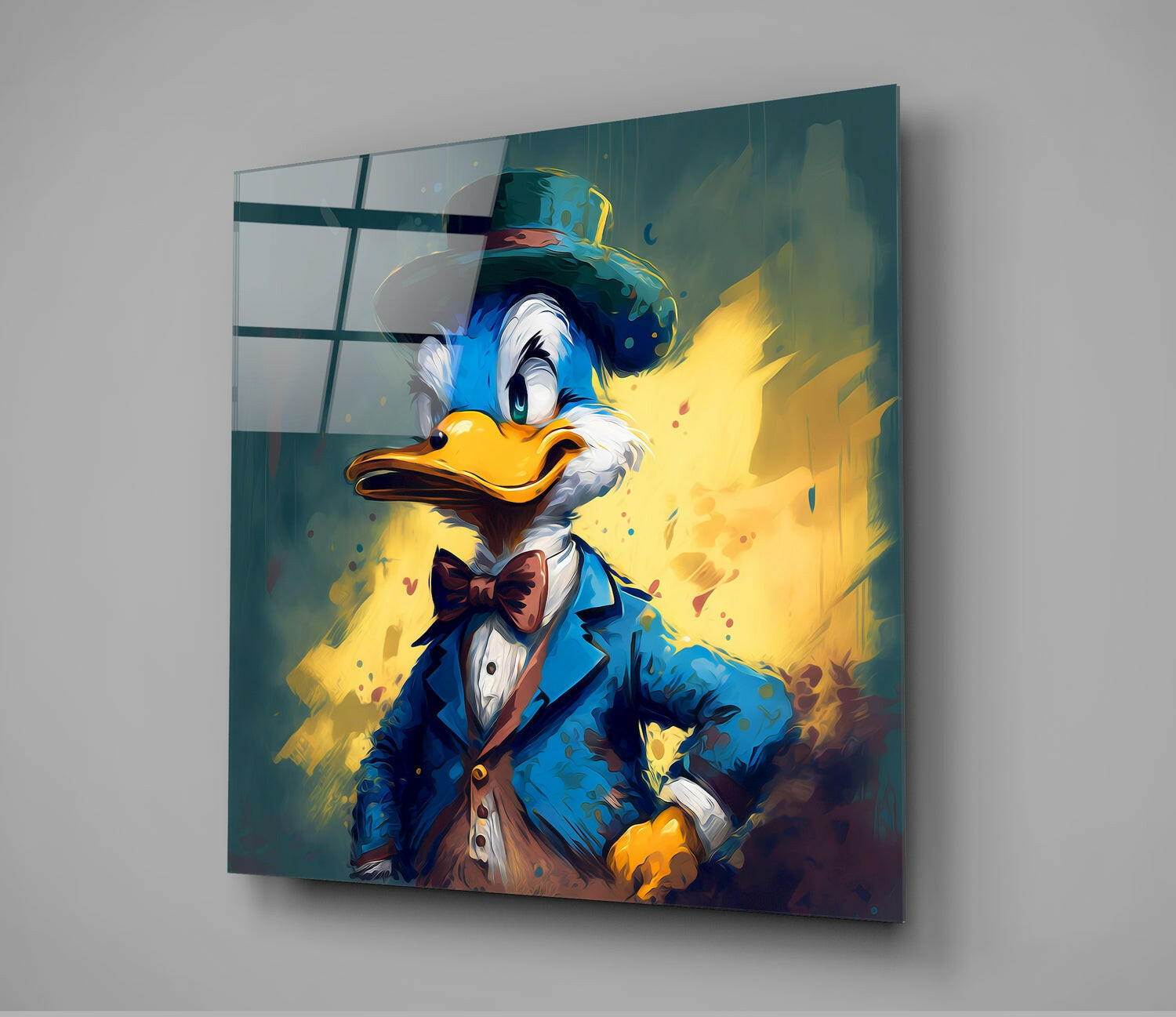Insigneart USA Darkwing Duck Glass Wall Art || Designers Collection