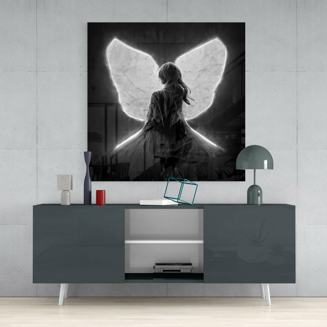 Insigneart USA Insigneart USA Me Flying Glass Wall Art || Designer Collection