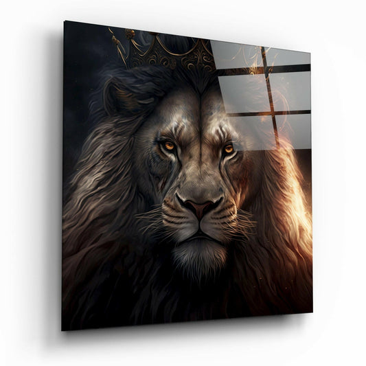 Insigneart USA Insigneart USA Lion King Glass Wall Art || Designer Collection