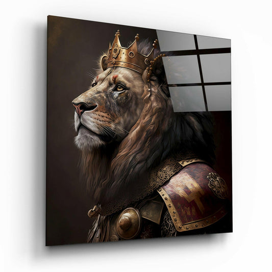 Insigneart USA Insigneart USA Lion King Glass Wall Art || Designer Collection