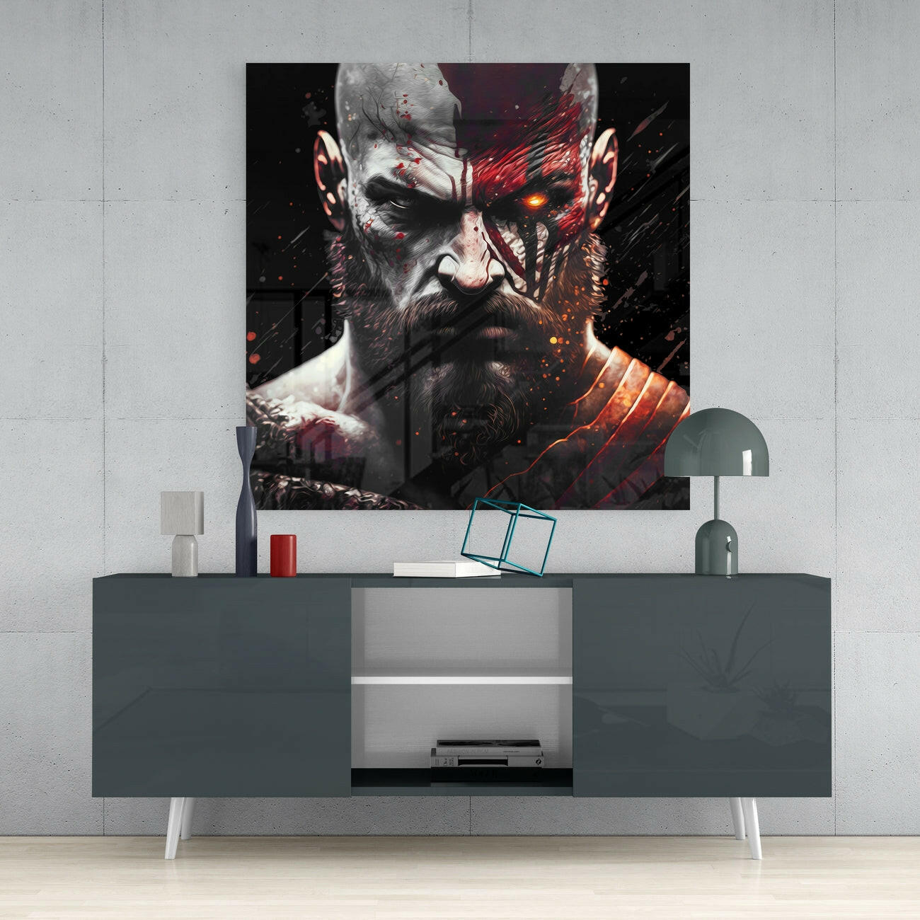 Insigneart USA Insigneart USA Kratos Glass Wall Art || Designer Collection