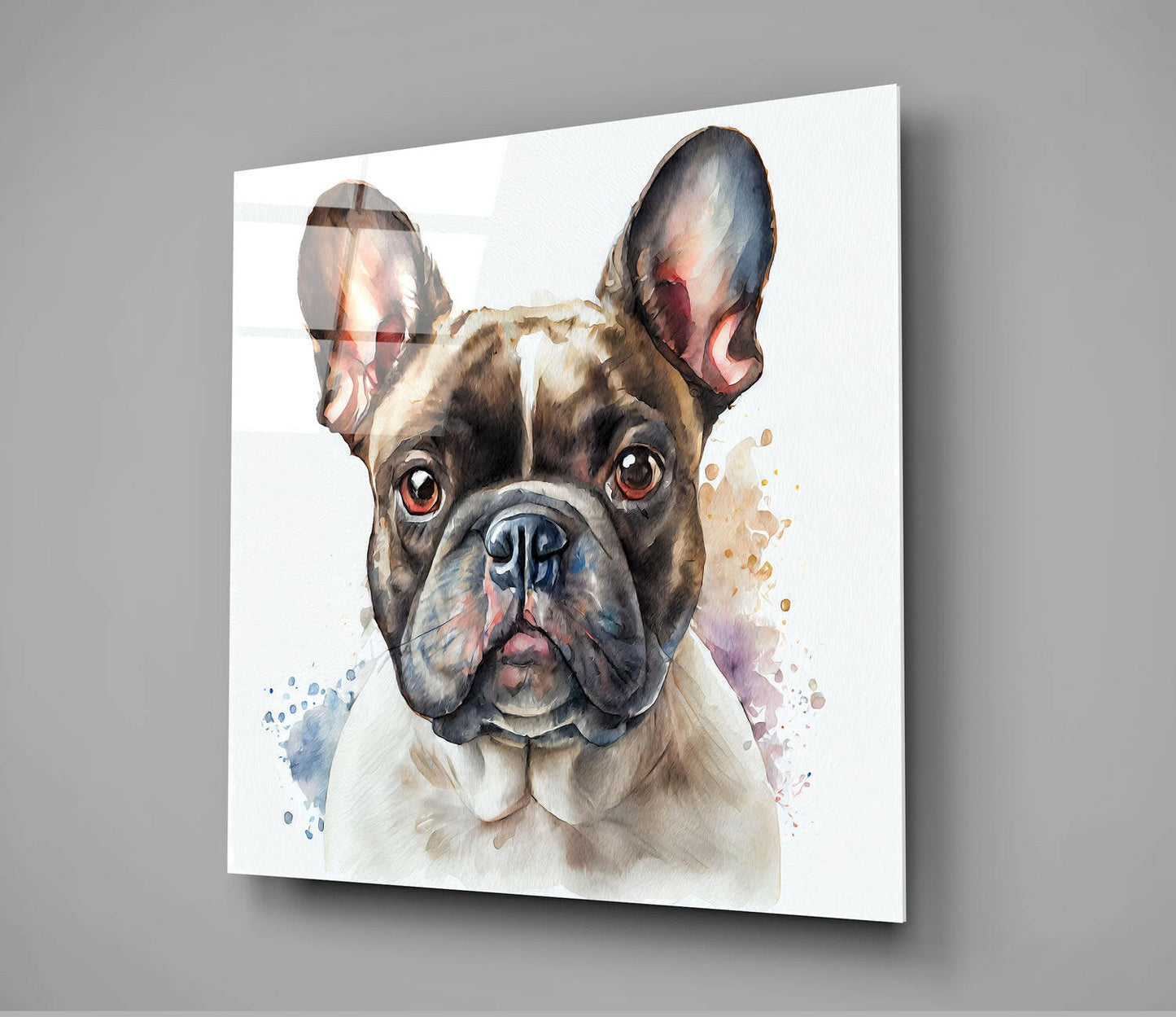 Insigneart USA Insigneart USA Cute Dog Glass Wall Art || Designers Collection