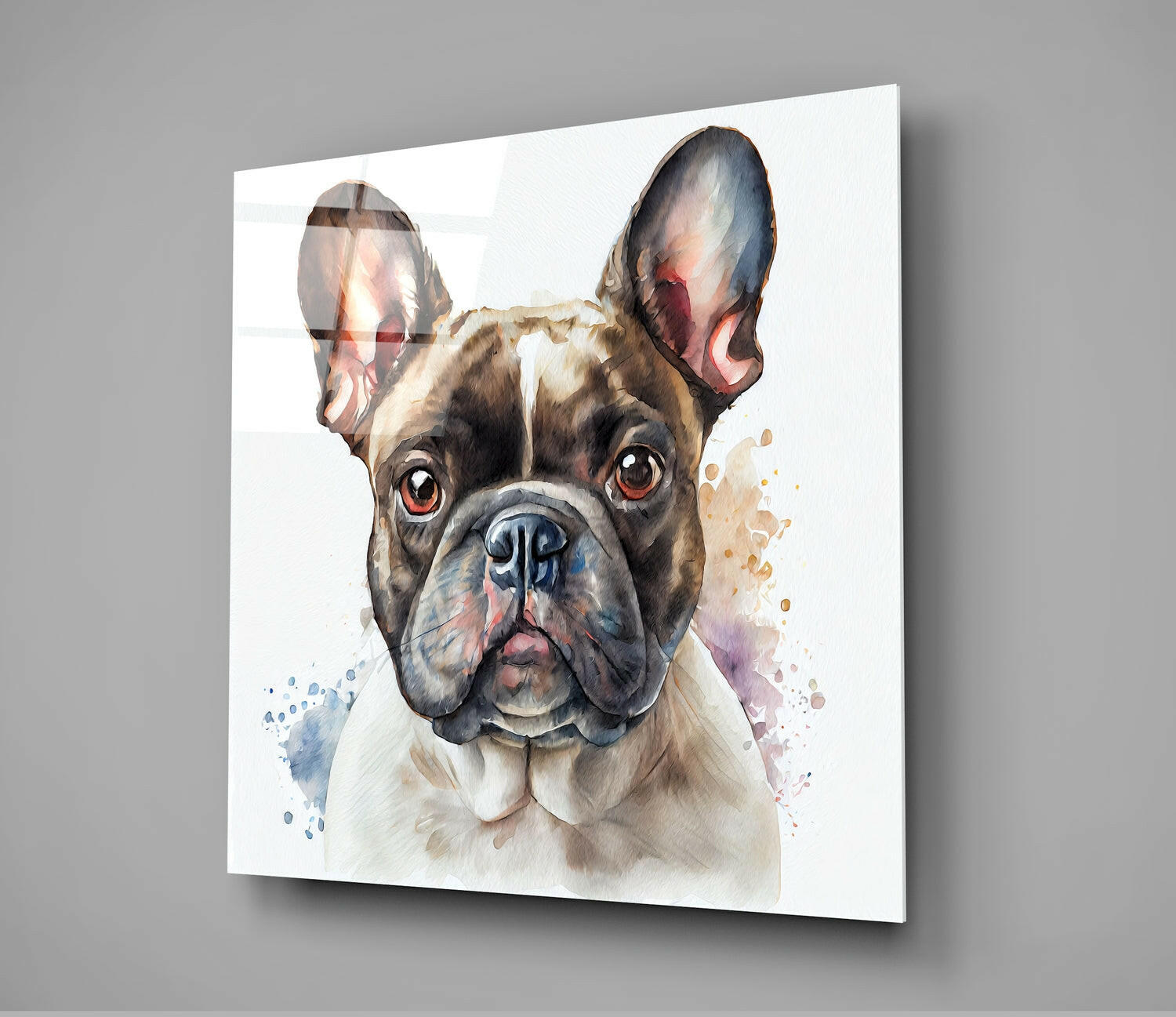 Insigneart USA Insigneart USA Cute Dog Glass Wall Art || Designers Collection