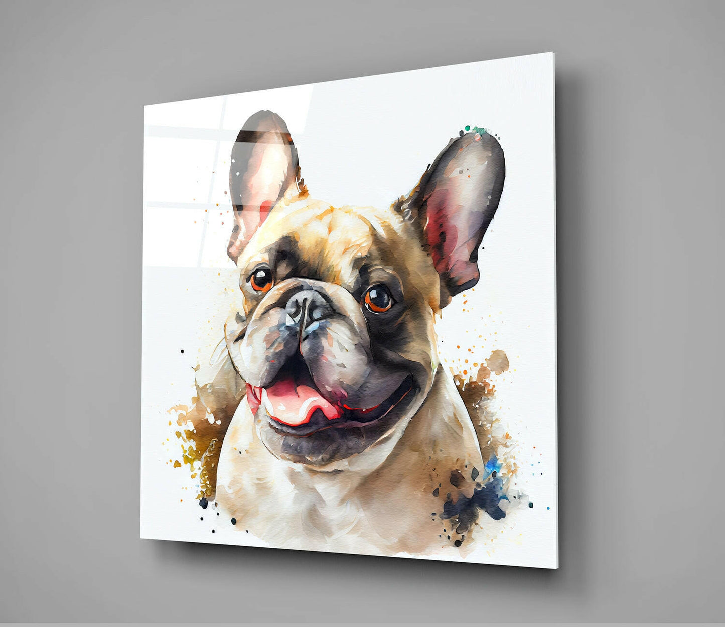 Insigneart USA Insigneart USA Cute Dog Glass Wall Art || Designers Collection