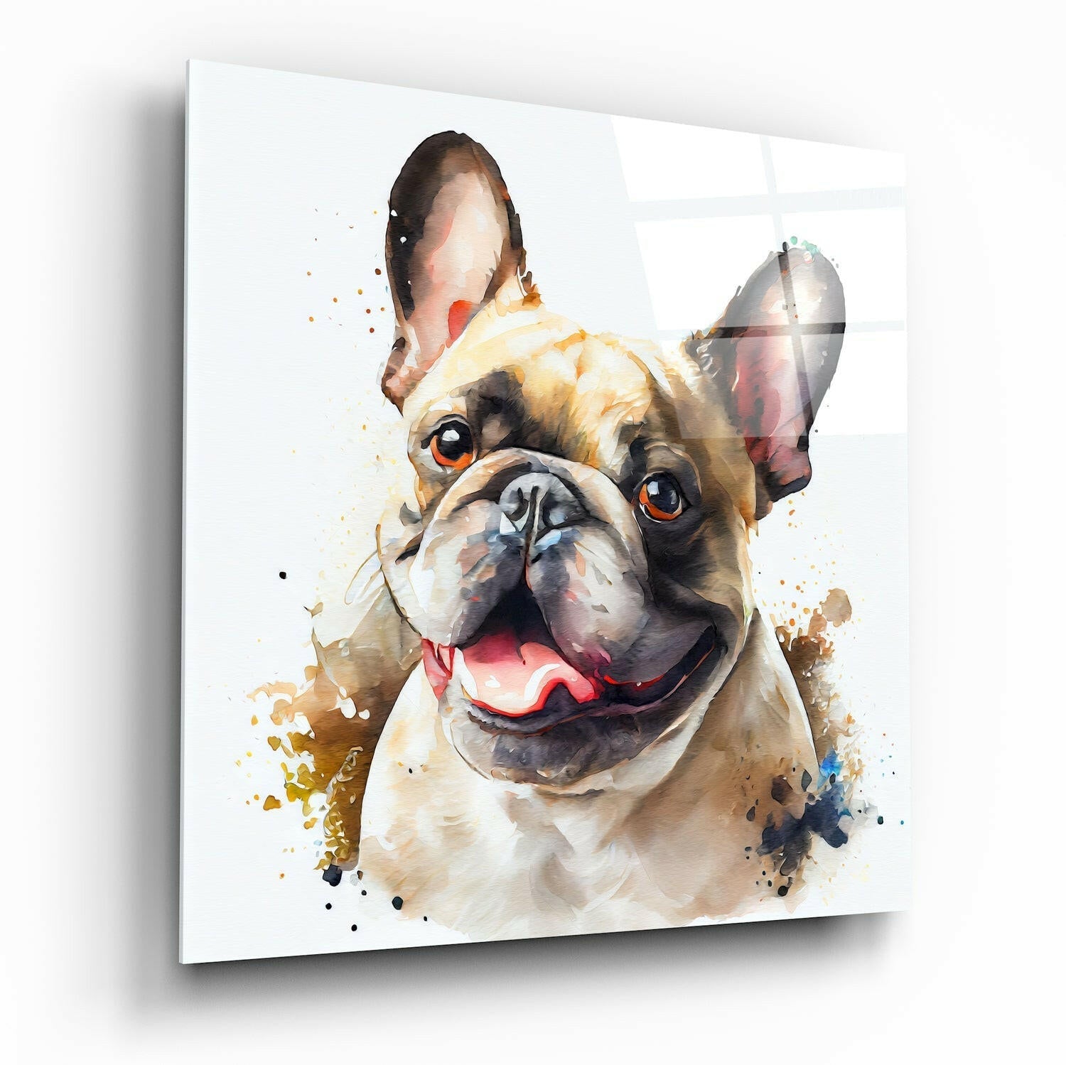 Insigneart USA Insigneart USA Cute Dog Glass Wall Art || Designers Collection