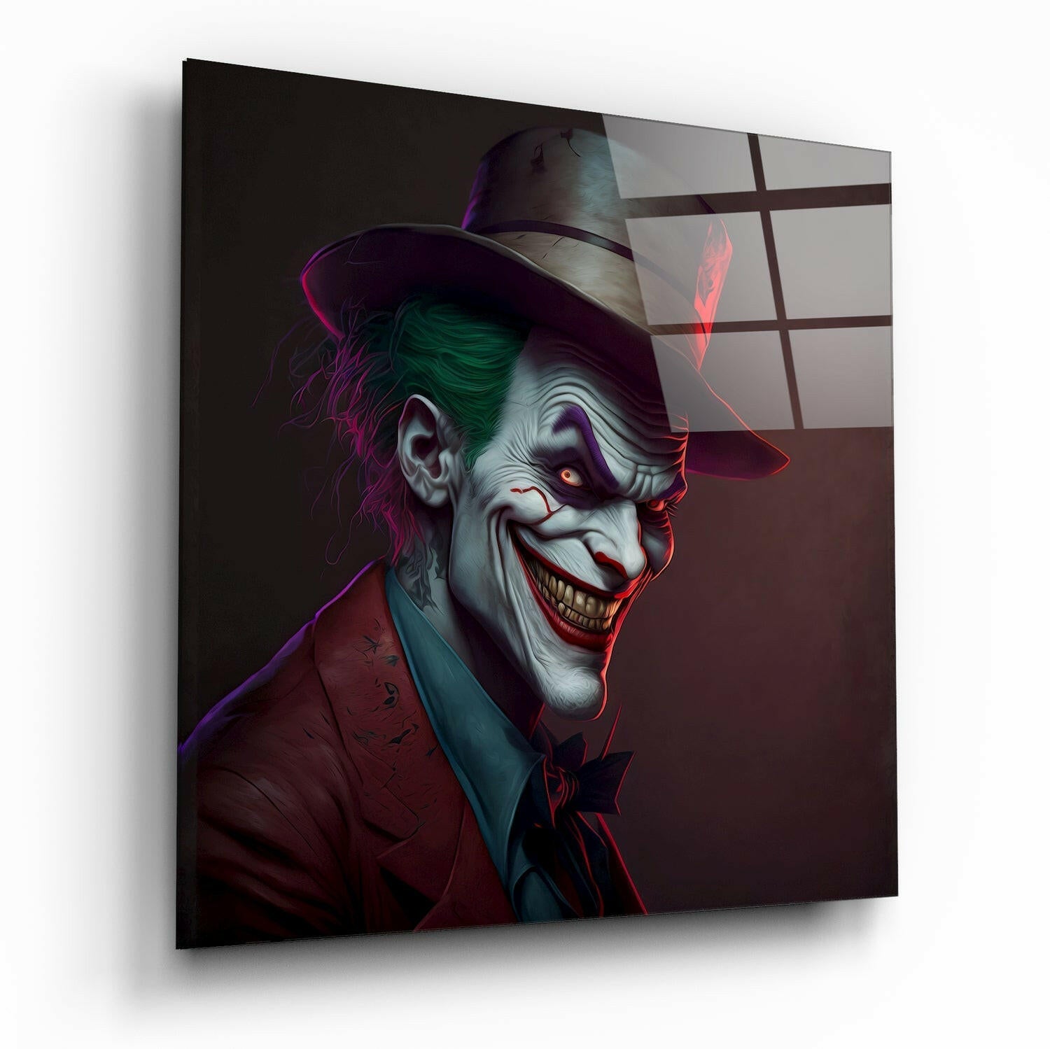 Insigneart USA Insigneart USA Joker Glass Wall Art || Designer Collection