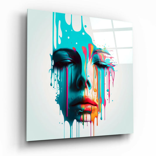 Insigneart USA Face of Her Glass Wall Art || Designers Collection