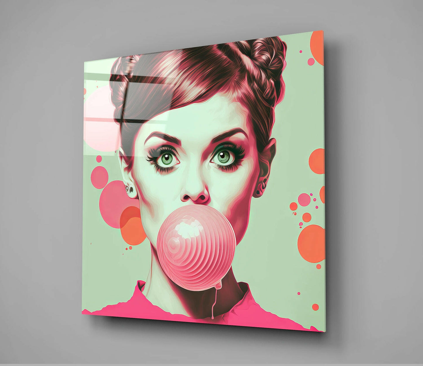Insigneart USA Audrey Hepburn Glass Wall Art || Designers Collection