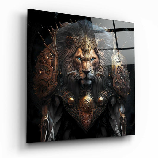 Insigneart USA Insigneart USA Lion King Glass Wall Art || Designer Collection