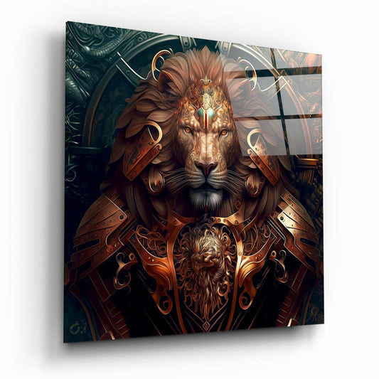 Insigneart USA Insigneart USA Lion King Glass Wall Art || Designer Collection