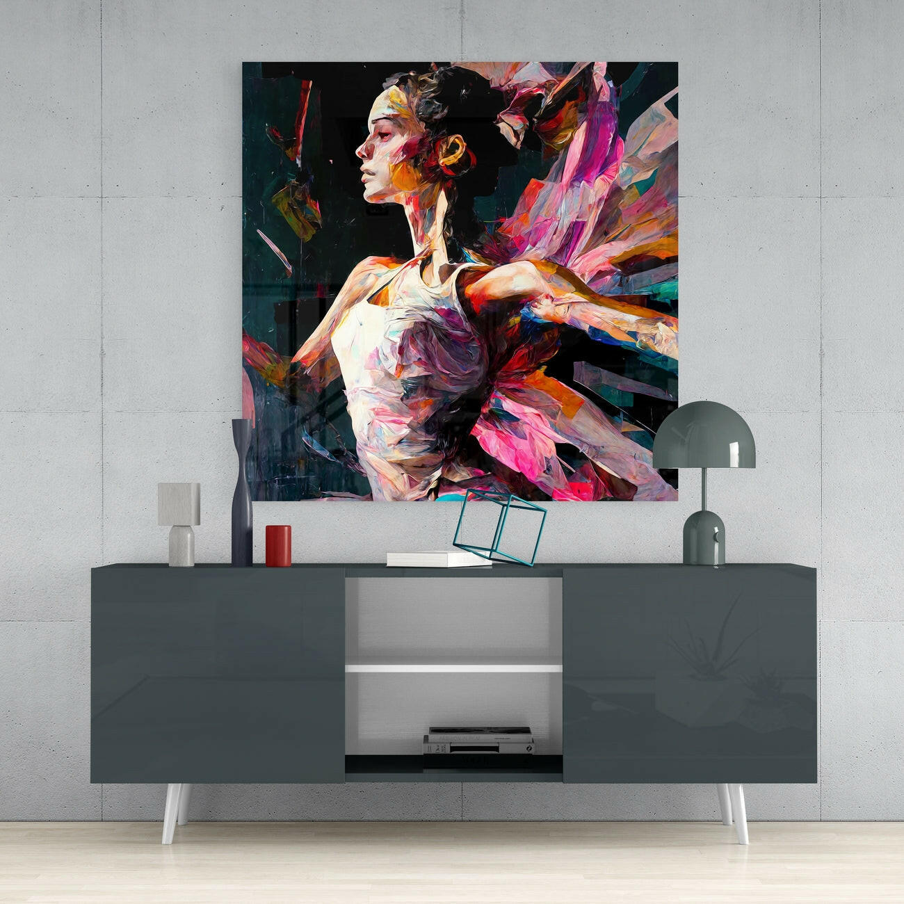Insigneart USA Insigneart USA Ballerina Glass Wall Art || Designers Collection