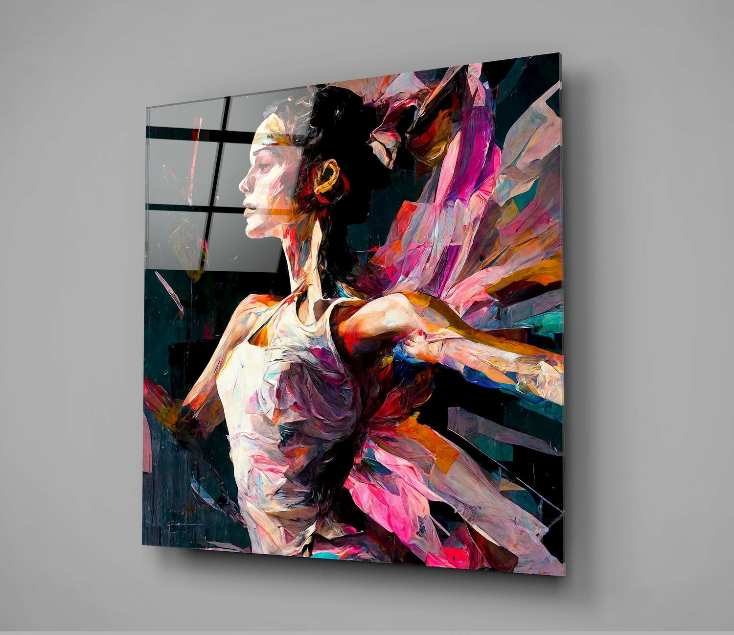 Insigneart USA Insigneart USA Ballerina Glass Wall Art || Designers Collection