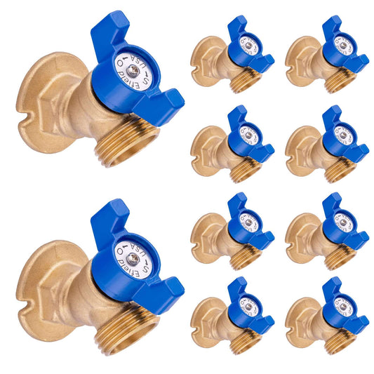 10 Pcs 1/2" FNPT x 3/4" NH, FNPT Sillcock