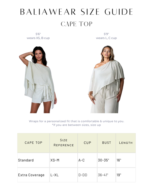 Cape Top - Linen Baliawear