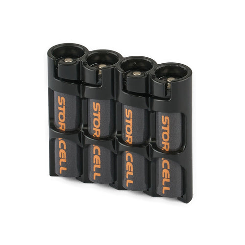 Slim Line AAA 4 Pack (Tuxedo Black) Storacell