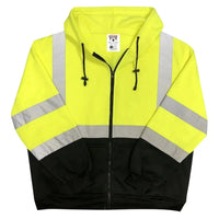 Safety Main 05LWJYB Lightweight Jacket, Class 3, Hi-Vis Yellow with Black Bottom, Pack of 3 Enviro Safety Products