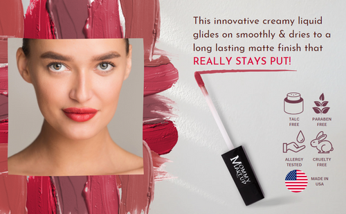 Molly Stay Put Matte Lip Cream | Stunning Kiss-Proof Lipstick Mommy Makeup
