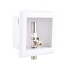 1/2" MIP Inlet, Dishwasher Outlet Box, With Stainless Steel Water Hammer Arrestor Plumbingsell