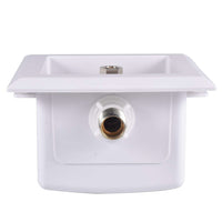 1/2" MIP Inlet, Dishwasher Outlet Box, With Stainless Steel Water Hammer Arrestor Plumbingsell