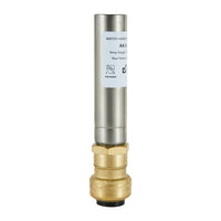 1/2" Push Fit, Straight Water Hammer Arrestor, Stainless Steel Plumbingsell