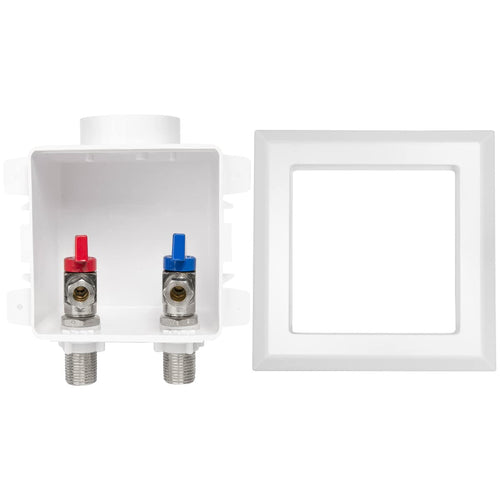 1/2" Sweat MIP, Faucet Outlet Box, with Installed 1/4 Turn Ball Valve Plumbingsell