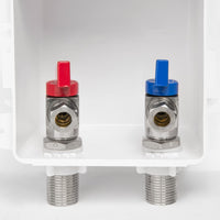 1/2" Sweat MIP, Faucet Outlet Box, with Installed 1/4 Turn Ball Valve Plumbingsell