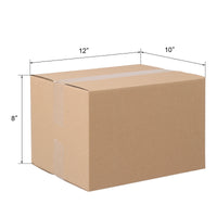 Moving Boxes Medium 12"L X 10"W X 8"H,50-Pack | Corrugated Cardboard Box for Packing, Shipping and Storage 3mm Thick