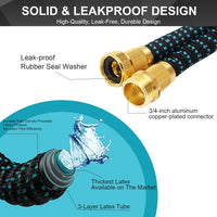 GardenJoy Expandable Garden Hose 3/4 in. x 50 ft. with 7 Function Spray Nozzle Magic Hose outdoor garden hose Water hose
