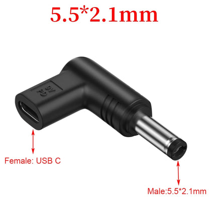 12V 15V 19.5V USB C PD to DC Power Connector Universal Type C to DC Jack Plug Charging Adapter Converter for Router Tablet