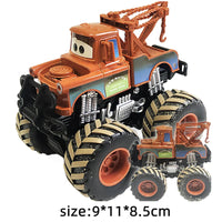 Disney Pixar Cars Lightning McQueen SUV Black Storm Jackson Cruz Mater Big wheel Offroad Metal Cars Toy Kids Christmas Gifts EzBuyCo