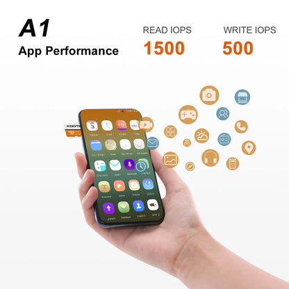 KOOTION Micro SD Card Memory Card Class 10 256GB 128GB 64GB U3 4K High Speed Cartao De Memoria TF Mecard C10 Flash Memory