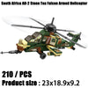2024 Sluban WW2 Military Russia Air Weapon Mi-24 Attack Helicopters Hind Model Building Blocks Classics Fighter Bricks Plane Toy