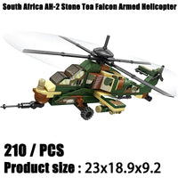 2024 Sluban WW2 Military Russia Air Weapon Mi-24 Attack Helicopters Hind Model Building Blocks Classics Fighter Bricks Plane Toy