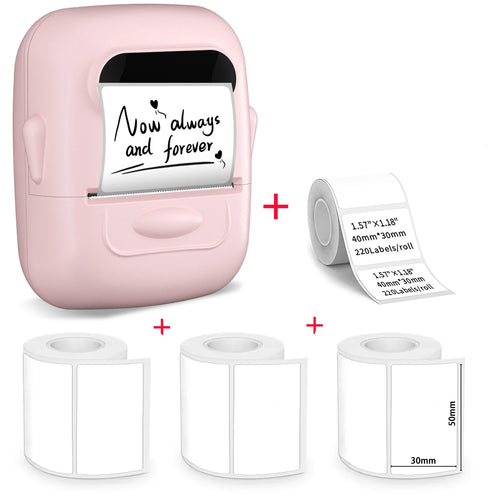 Marklife P50 Label Maker Mini Portable Thermal Printer Self-adhesive Label Printer Similar as E210 M110 Print Label Sticker