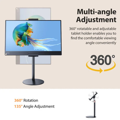 Portable Monitor Stand Adjustable Height Desktop Monitor Bracket for Ipad Phone 13-24.5Cm Vesa Monitor Tablet Support Holder