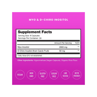 Inositol 2000 mg Supplement, Ovarian & PCOS, Supports Female Fertility & Hormonal Balance, 120 Veggie Capsules