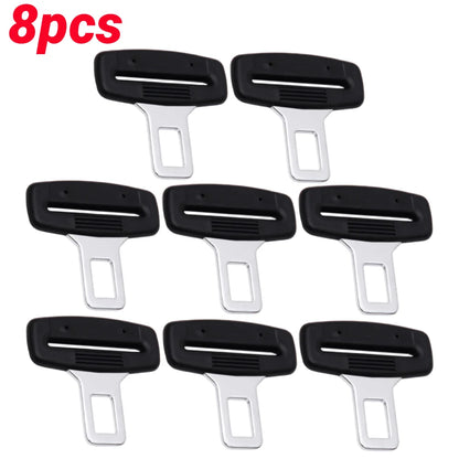 10-2PCS Seat Belt Tongue Car Seat Belt Buckle Clips Car Seat Belt Clip Extender Plug Safety Extension Buckle Auto Accessories