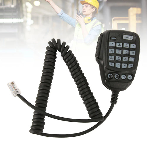 Walkie Talkie Speaker Microphone High Tensile Strength 2 Way Radio Microphone ABS Clear Sound for 1907R for 300DR for FT 7900R
