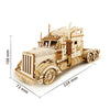 Robotime Rokr Classic Car 3D Wooden Puzzle Train Army Jeep Heavy Truck Vintage Car 1:15 Scale Model Building Kits for Kids