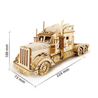 Robotime Rokr Classic Car 3D Wooden Puzzle Train Army Jeep Heavy Truck Vintage Car 1:15 Scale Model Building Kits for Kids