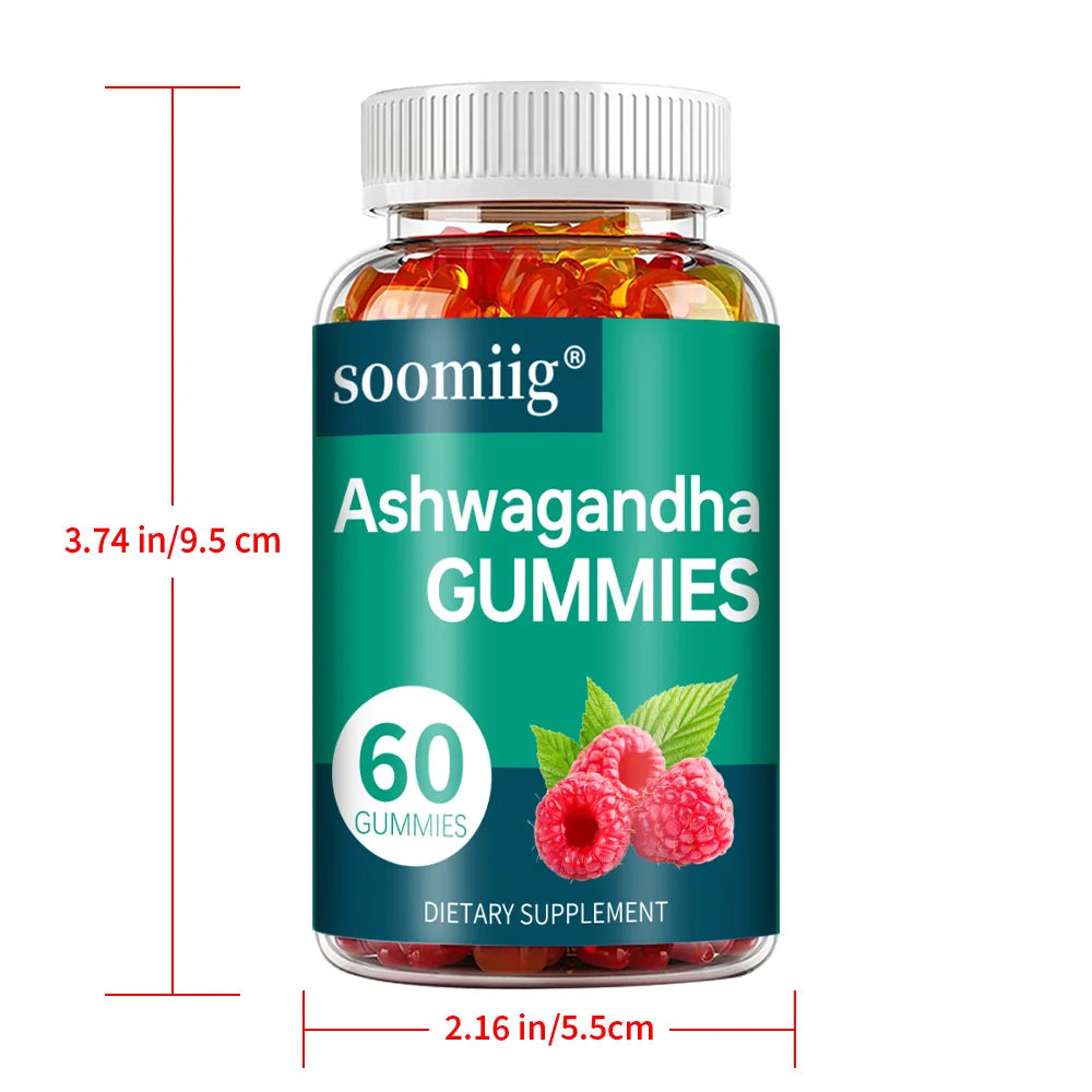 Ashwagandha Gummies - Improve sleep, support immunity, relax mood, relieve anxiety and stress