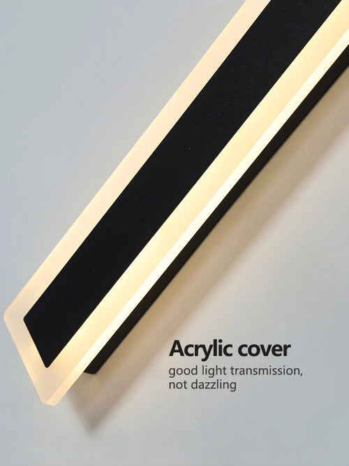 Outdoor wall lamp IP65 waterproof corridor staircase lamp LED long wall lamp outdoor balcony lamp entrance villa garden light