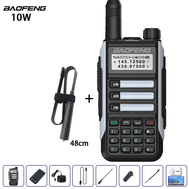 Baofeng UV-16 IP68 Waterproof Walkie Talkie Dual Band High Power Radio Dual Band Vhf Uhf CB Ham Radio Long Range  Two Way Radio