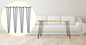 VEVOR 4Pcs Metal Table Legs 16-40 Inch 3-Rod Hairpin Furniture Legs DIY Home Bench Dining Desk End Coffee Table Feet Accessories
