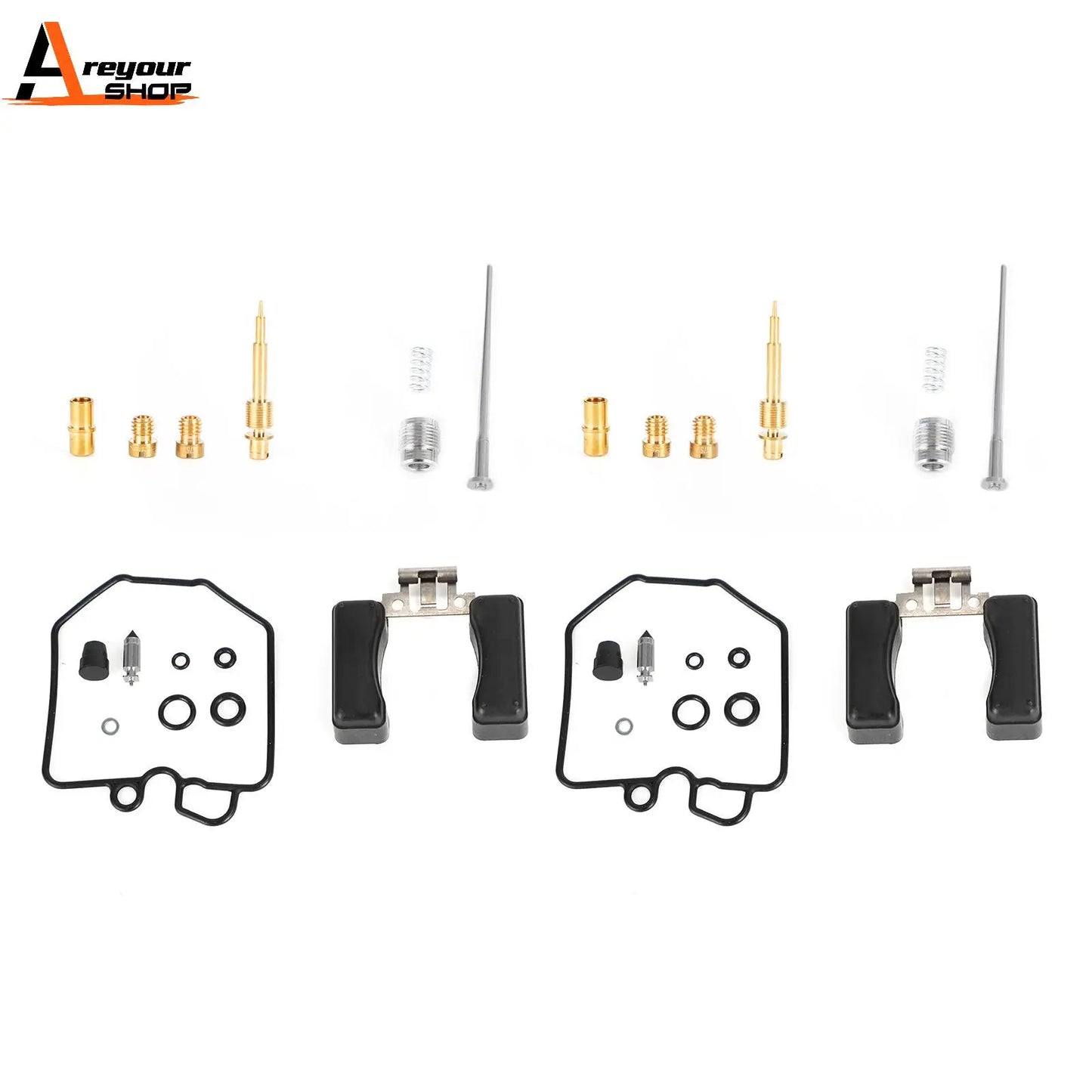Areyourshop Carburetor Carb Rebuild Kit fit for Honda CX500 1978-1979 GL500 1978-1979 Motorcycle Parts