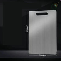 Stainless Steel Thickened Cutting Board Antibacterial Mildew-proof Kneading Dough Board Kitchen Fruit vegetable Cutting Board