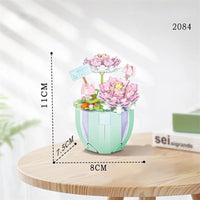 LOZ Flower Bouquet Building Blocks Kit DIY Flowers Block Toys Set Valentine's Day Rose Bricks Set Gift for Girls Friends adults