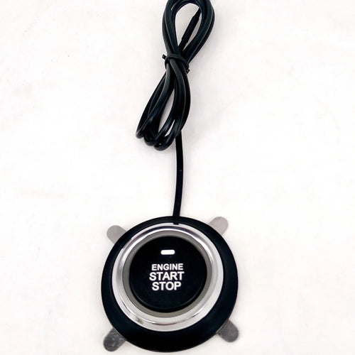 New 9Pcs Car SUV Switch Keyless Entry Engine Start Alarm System Push Button Remote Starter Stop Auto Anti-theft System