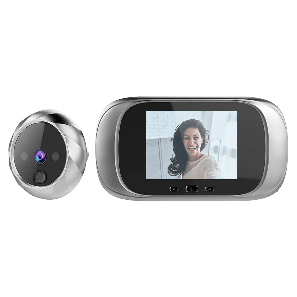 Digital Door Peepholes Smart Doorbell with Wifi Camera 90° Angle Video 2.8 inch Screen Electronic Door Peephole Camera Door Bell